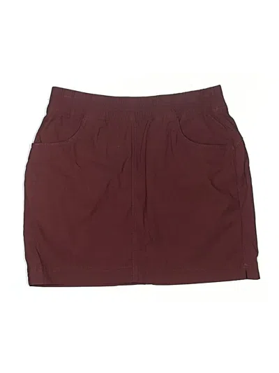 Pre-owned Prana Skort In Burgundy