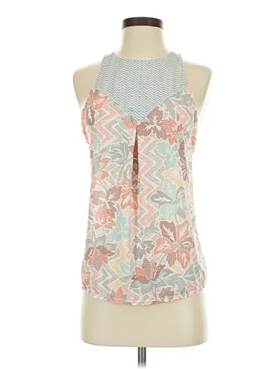 Pre-owned Prana Sleeveless Blouse In Blue
