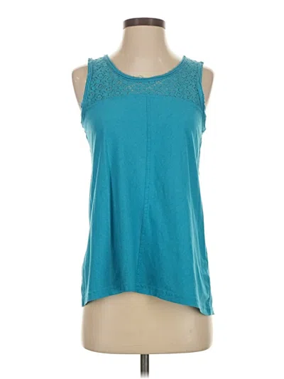Pre-owned Prana Sleeveless Blouse In Blue