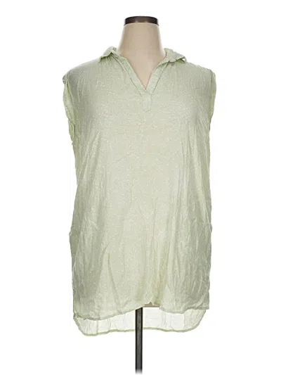 Pre-owned Prana Sleeveless Blouse In Green