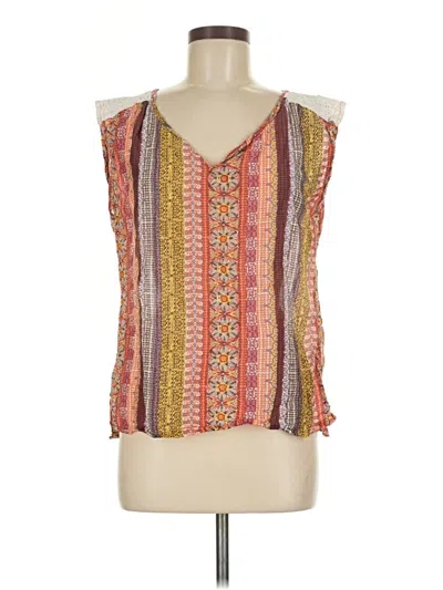 Pre-owned Prana Sleeveless Blouse In Orange