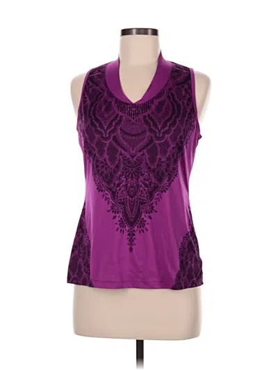 Pre-owned Prana Sleeveless Blouse In Purple