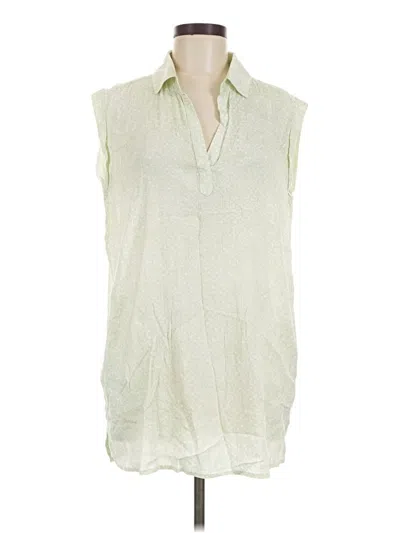 Pre-owned Prana Sleeveless Button Down Shirt In Ivory