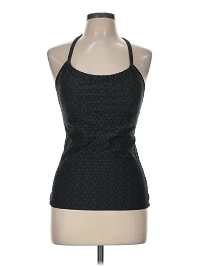 Pre-owned Prana Sleeveless Top Black Halter Neckline Tops