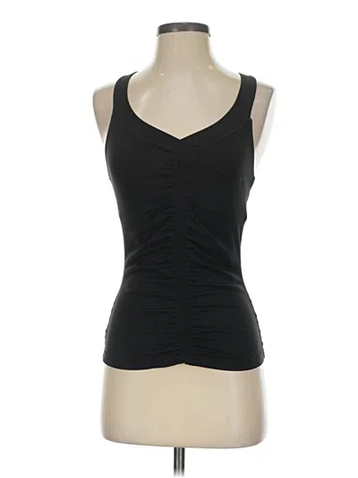 Pre-owned Prana Sleeveless Top Black Sweetheart Neckline Tops
