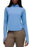 Prana Sol Searcher Upf 50 Sun Hoodie In Blue
