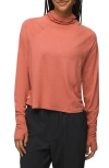 Prana Sol Searcher Upf 50 Sun Hoodie In Terracotta