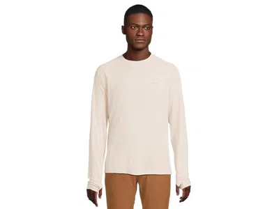 Prana Sol Shade Long Sleeve Crew Standard Fit In White