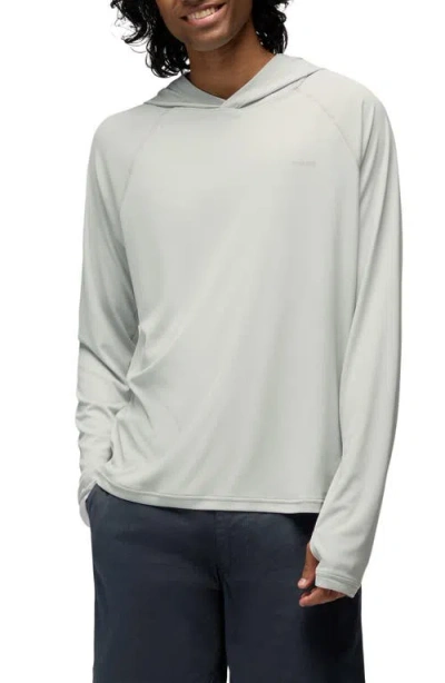 Prana Sol Shade Long Sleeve Performance Hoodie In Green