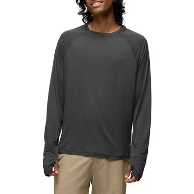 Prana Sol Shade Long Sleeve Performance T-shirt In Black