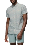 Prana Stimmersee Short Sleeve Button-up Shirt In Saltwater Drops
