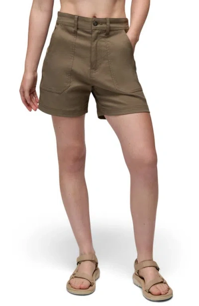 Prana Stretch Zion Cargo Shorts In Brown