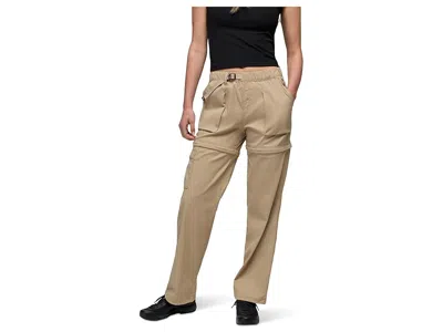 Prana Stretch Zion Convertible Pants In Sand