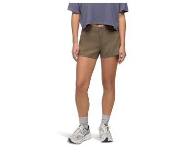 Prana Stretch Zion Halle Shorts In Brown
