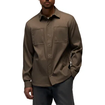 Prana Stretch Zion Long Sleeve Button-up Shirt In Brown