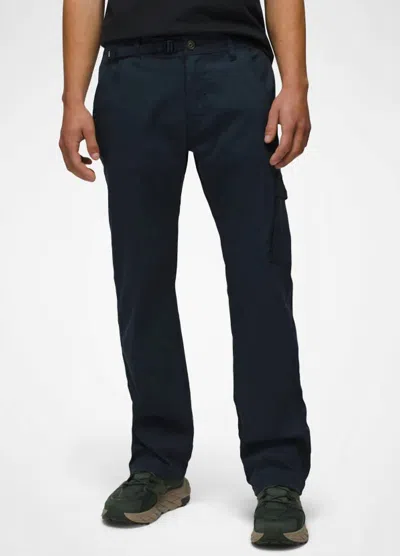 Prana Stretch Zion Pants 32" In Stormy Night In Blue