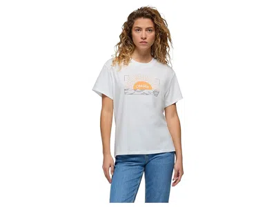 Prana Sun Chaser Journeyman Short Sleeve T-shirts In White