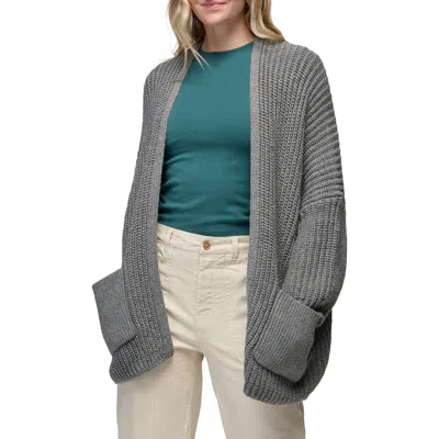 Prana Sunday River Cardigan In Gray