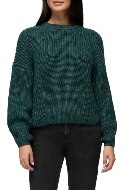 Prana Sunday River Crewneck Sweater In Coast