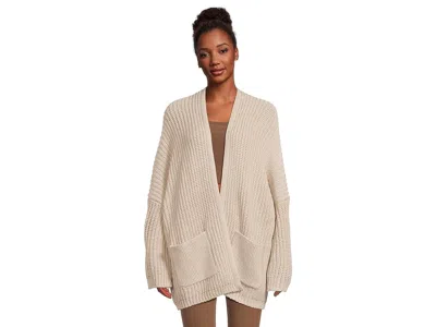 Prana Sunday River Long Cardigan In Brown