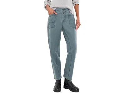 Prana Suton Mid-rise Pants Women's Clothing Grey Blue: 8 28, Cotton/spandex