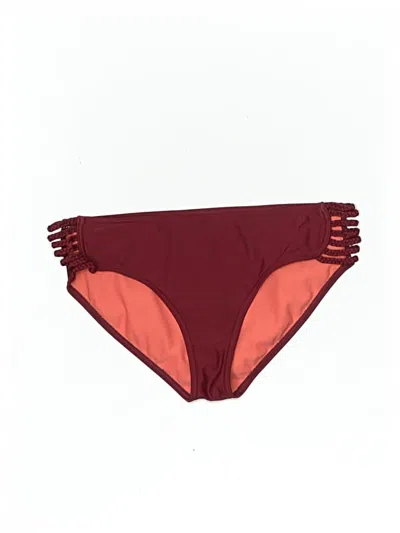Pre-owned Prana Swimsuit Bottoms In Burgundy