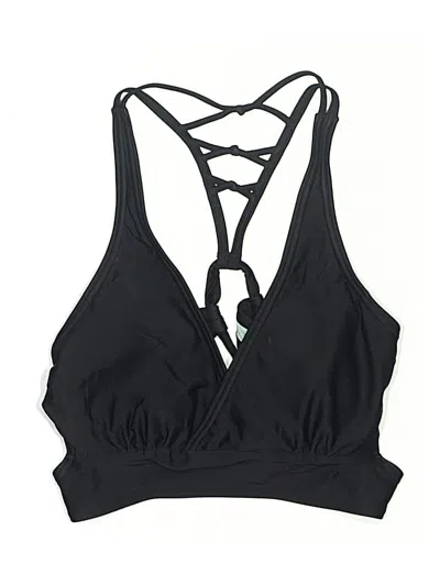 Pre-owned Prana Swimsuit Top Black Swimwear