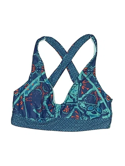 Pre-owned Prana Swimsuit Top Blue Swimwear