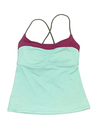 Pre-owned Prana Swimsuit Top Green Swimwear