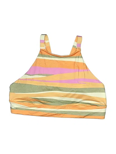 Prana Swimsuit Top Yellow Swimwear In Multi