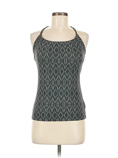 Pre-owned Prana Tank Top Black Halter Neckline Tops