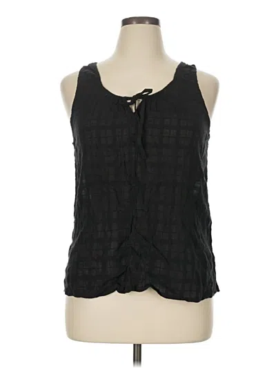 Pre-owned Prana Tank Top Black Halter Neckline Tops