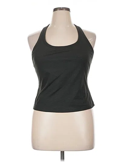 Pre-owned Prana Tank Top Black Halter Neckline Tops