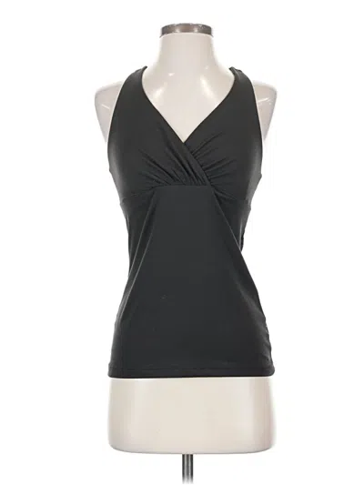 Pre-owned Prana Tank Top Black Halter Neckline Tops