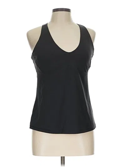 Pre-owned Prana Tank Top Black Halter Neckline Tops