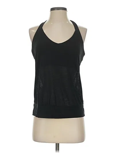 Pre-owned Prana Tank Top Black Halter Neckline Tops