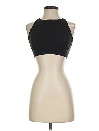 Pre-owned Prana Tank Top Black Halter Neckline Tops