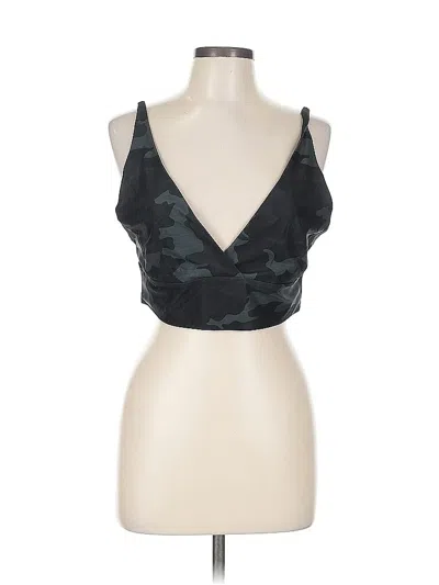 Pre-owned Prana Tank Top Black Plunge Neckline Tops