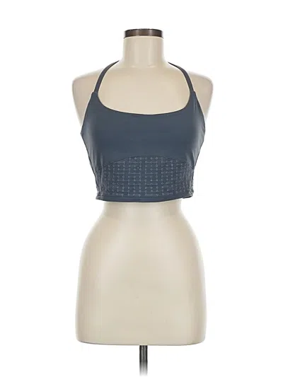 Pre-owned Prana Tank Top Blue Halter Neckline Tops