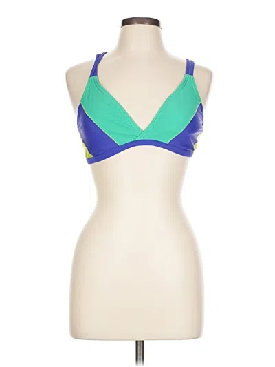 Pre-owned Prana Tank Top Blue Halter Neckline Tops