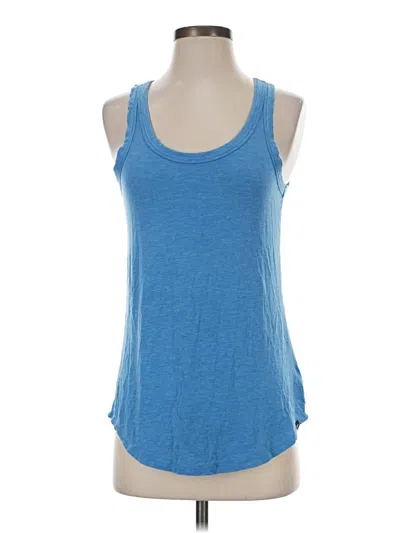 Pre-owned Prana Tank Top Blue Halter Neckline Tops