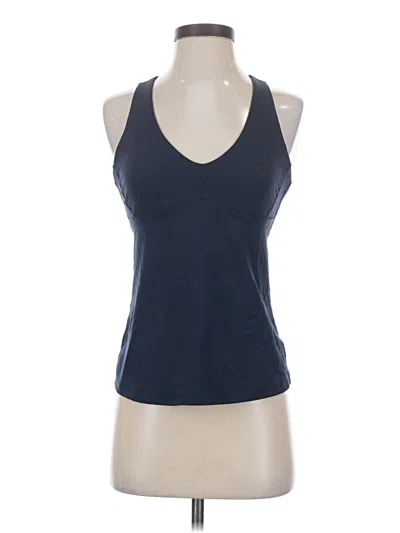 Pre-owned Prana Tank Top Blue Halter Neckline Tops