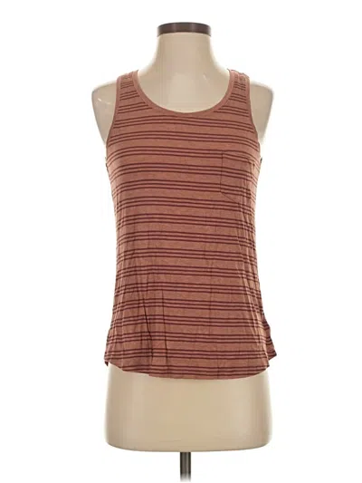 Prana Tank Top Brown Halter Neckline Tops