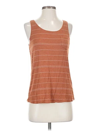 Pre-owned Prana Tank Top Brown Halter Neckline Tops