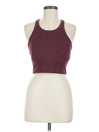 Pre-owned Prana Tank Top Burgundy Halter Neckline Tops