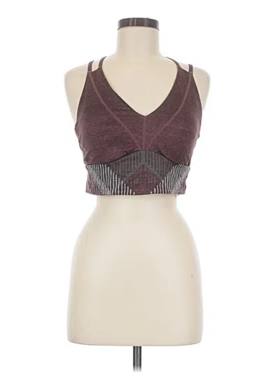 Pre-owned Prana Tank Top Burgundy Halter Neckline Tops