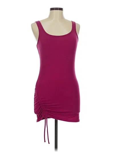 Pre-owned Prana Tank Top Burgundy Strapless Neckline Tops