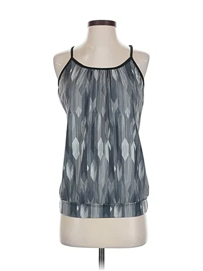Pre-owned Prana Tank Top Gray Halter Neckline Tops