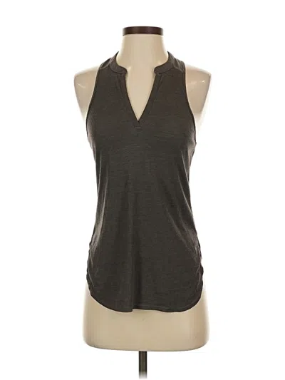 Pre-owned Prana Tank Top Gray Halter Neckline Tops