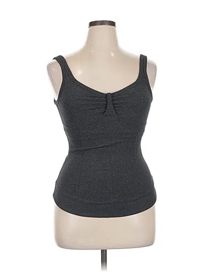 Pre-owned Prana Tank Top Gray Strapless Neckline Tops